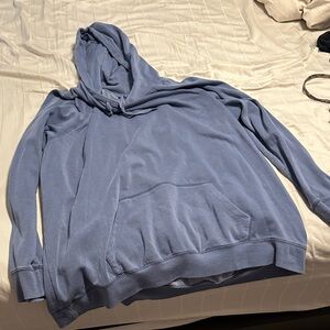 Torrid Light Blue Hooded Sweatshirt
